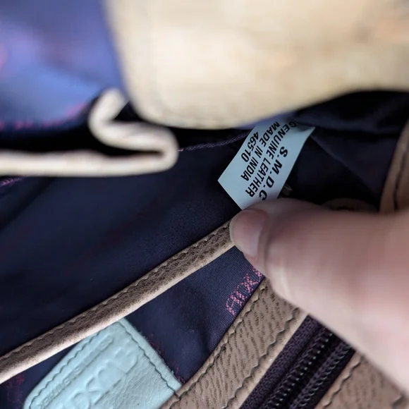 Anuschka hand painted dragonfly Cross body - Picture 10 of 11